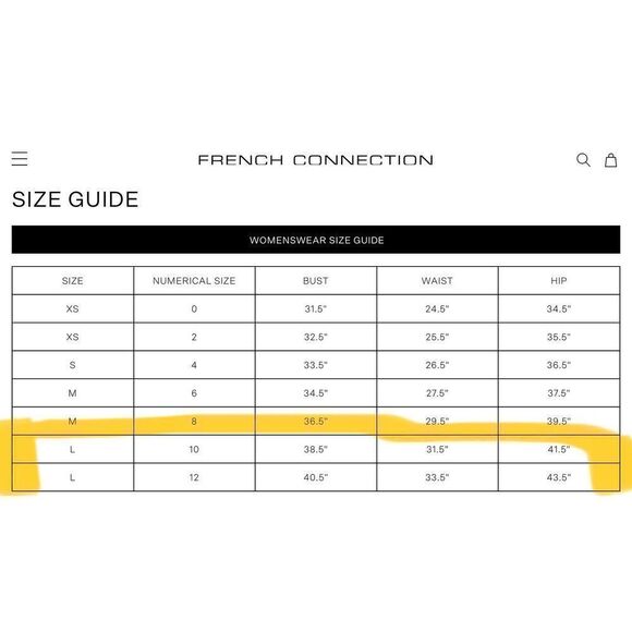 New. French Connection black Mini ruffle mini dress. Large. Retails $153 - Picture 16 of 16